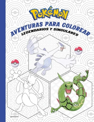 Libro: POKEMON AVENTURAS PARA COLOREAR: LEGENDARIOS Y SINGULARES - Museo Librería Génesis Perú
