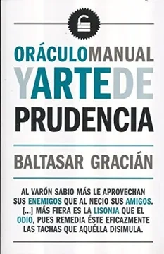 Libro: ORACULO MANUAL Y ARTE DE PRUDENCIA - Museo Librería Génesis Perú