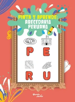 Libro: PINTA Y APRENDE ABECEDARIO PERUANO - Museo Librería Génesis Perú