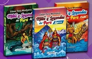 Libro: MITOS Y LEYENDAS DEL PERU COSTA, SIERRA Y SELVA - PACK - Museo Librería Génesis Perú