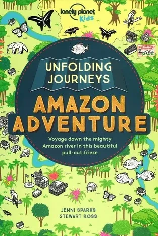 Libro: UNFOLDING JOURNEYS AMAZON ADVENTURE - Museo Librería Génesis Perú