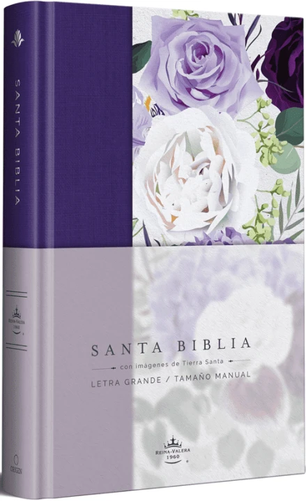 Libro: BIBLIA REINA VALERA REVISADA 1960 (TELA MORADA) - Museo Librería Génesis Perú