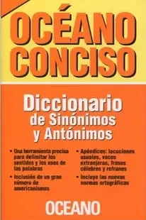 Libro: DICCIONARIO DE SINONIMOS Y ANTONIMOS  - Museo Librería Génesis Perú