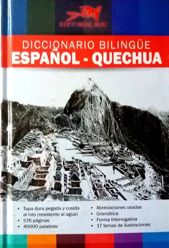 Libro: DICCIONARIO BILINGUE ESPAÑOL - QUECHUA & QUECHUA - ESPAÑOL - Museo Librería Génesis Perú