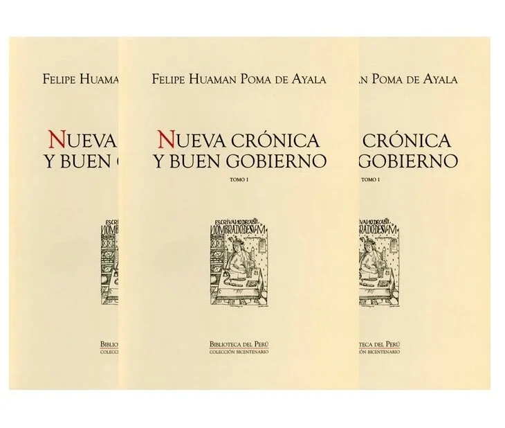Libro: NUEVA CRONICA Y BUEN GOBIERNO - 3 TOMOS - Museo Librería Génesis Perú