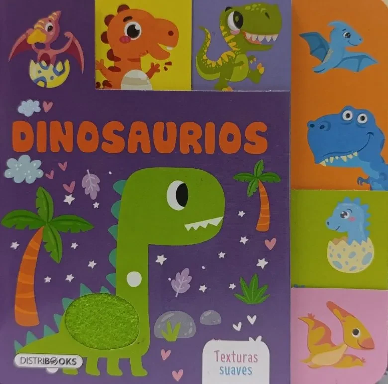 Libro: TEXTURAS SUAVES: DINOSAURIOS - Museo Librería Génesis Perú