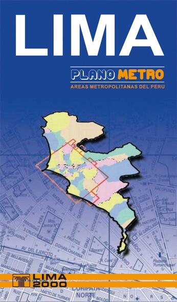 Libro: MAPA LIMA PLANO METRO - Museo Librería Génesis Perú