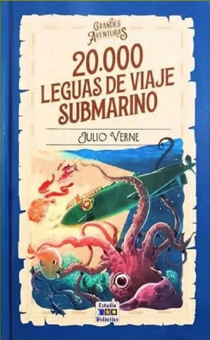 Libro: 20000 LEGUAS DE VIAJE SUBMARINO - Museo Librería Génesis Perú