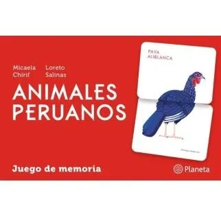 Libro: ANIMALES PERUANOS JUEGO DE MEMORIA - Museo Librería Génesis Perú