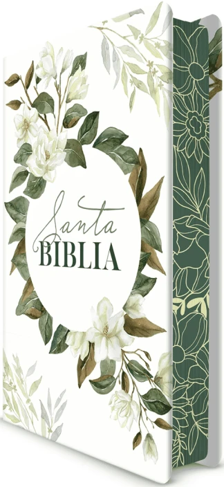Libro: BIBLIA REINA VALERA REVISADA 1960 (FLORES BLANCAS) - Museo Librería Génesis Perú