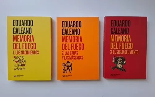 Libro: MEMORIA DEL FUEGO 1, 2 Y 3 - Museo Librería Génesis Perú