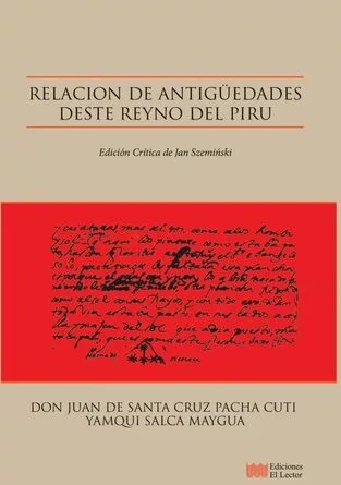 Libro: RELACION DE ANTIGUEDADES DESTE REYNO DEL PIRU - Museo Librería Génesis Perú